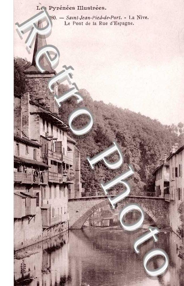 La Nive, le Pont de la Rue d&#039;Espagne