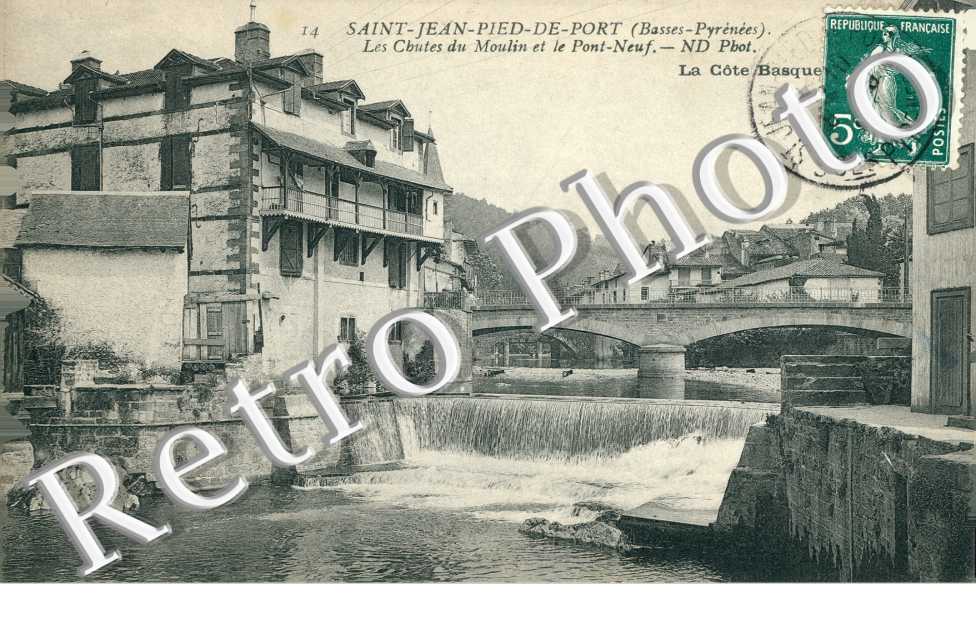 Les chutes du Moulin et le Pont Neuf