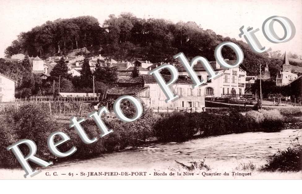 Bords de la Nive, Quartier du Trinquet