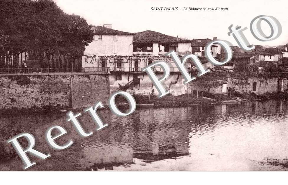La Bidouze en aval du pont