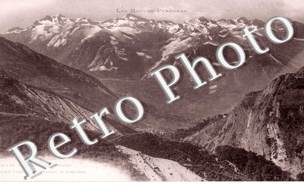 Vallee du Bastan Betrouey  Saint-Justin et massif d&#039;Ardiden