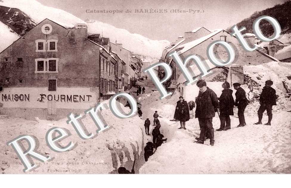 Le Village apres l&#039;avalanche 1907