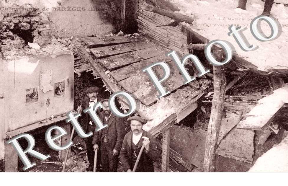 La Maison des Victimes apres l&#039;avalanche du 2 fevrier 1907