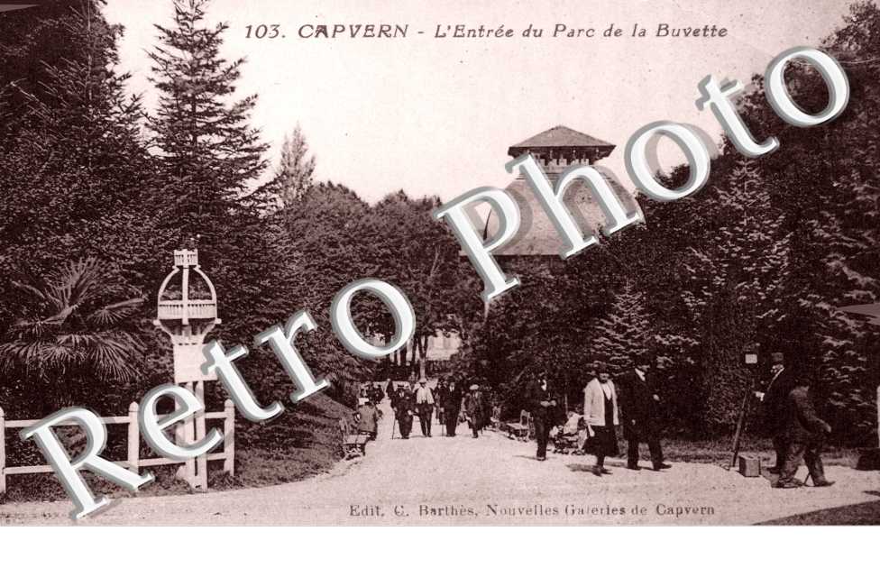 l&#039;entree du parc de la Buvette