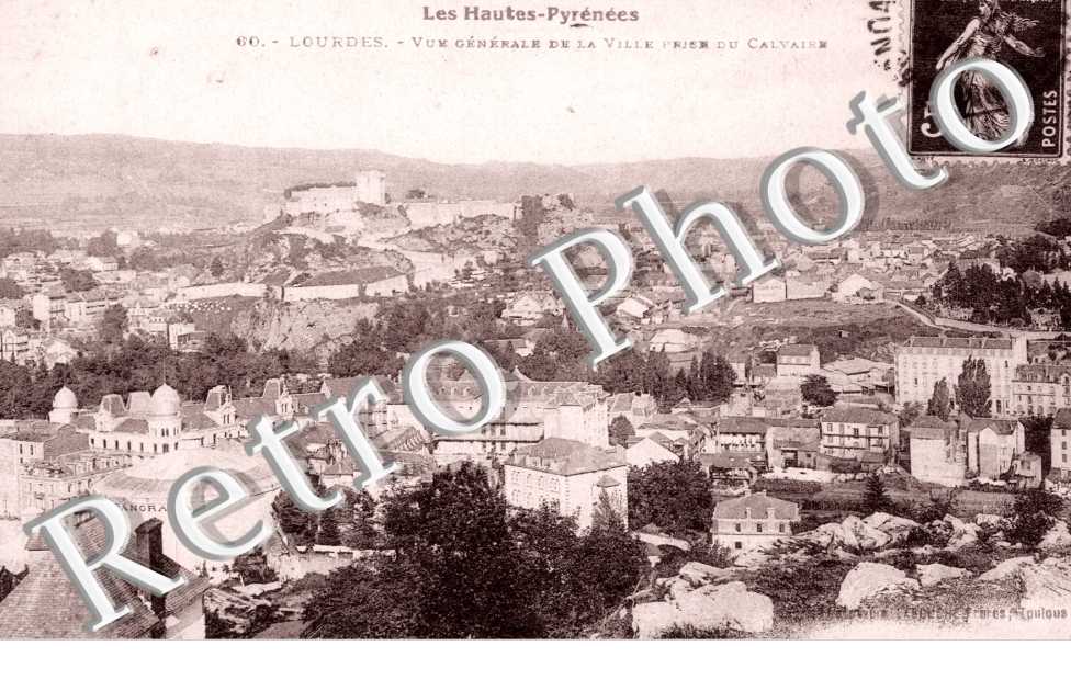 Vue Generale de la Ville prise depuis le Calvaire