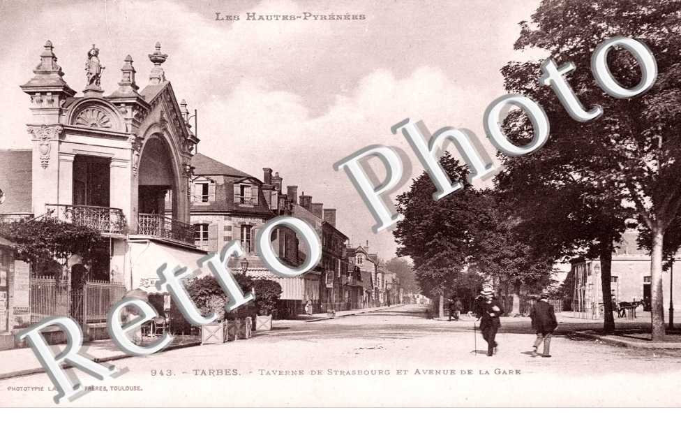 la Taverne de Strasbourg et l&#039;Avenue de la Gare