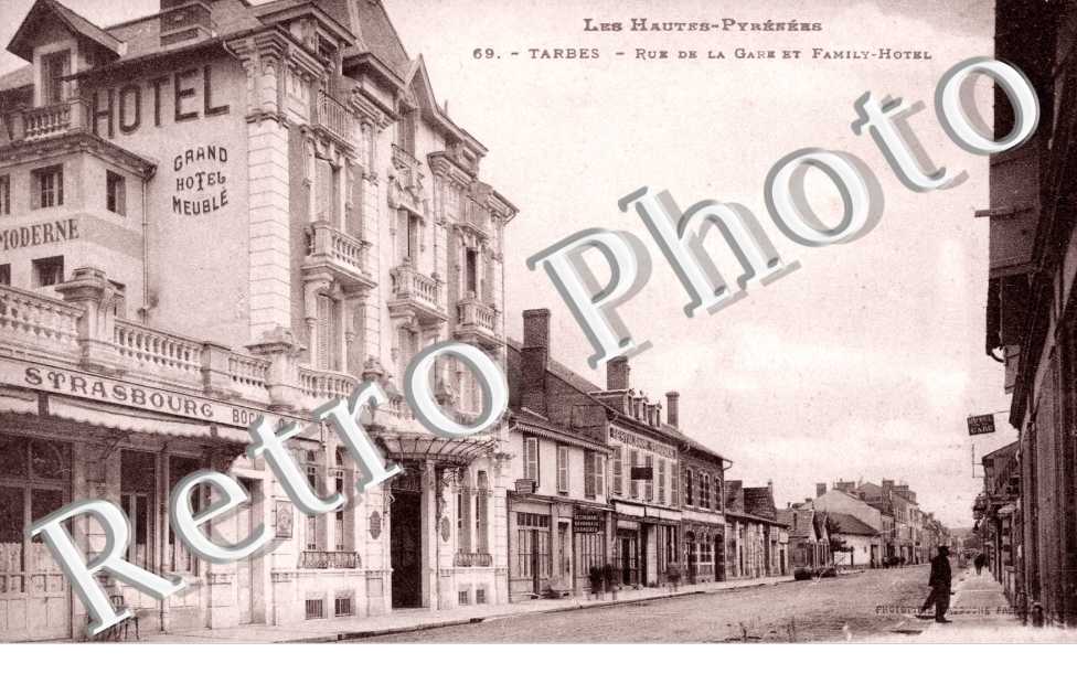 Rue de la Gare et Family-Hotel