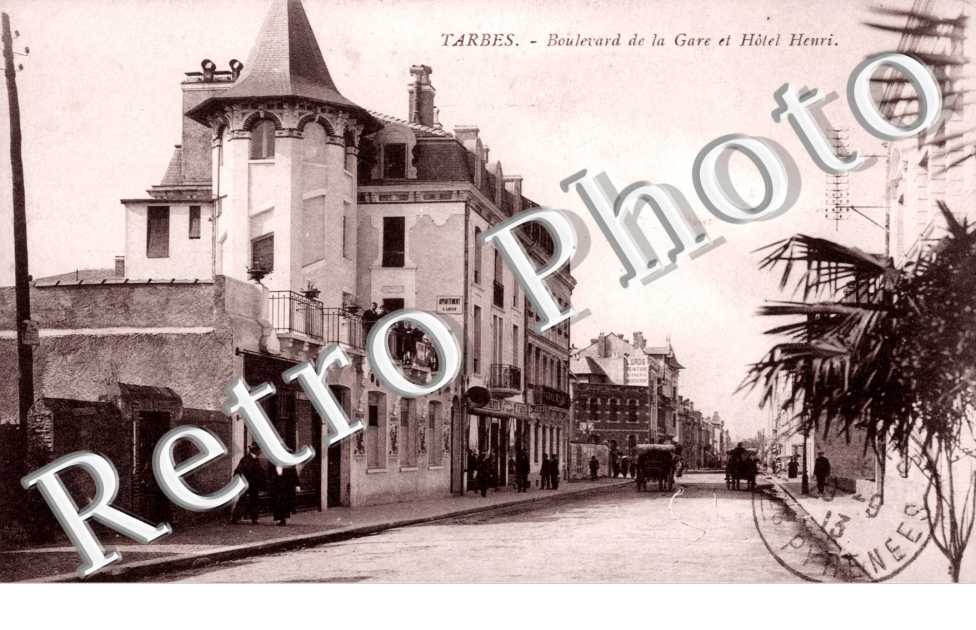 Boulevard de la Gare et Hotel Henri