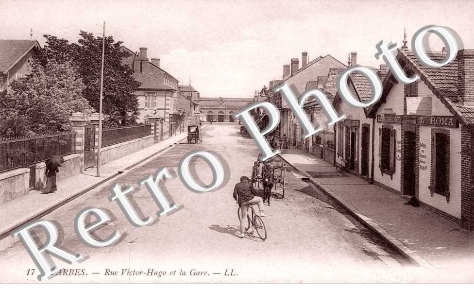 Rue Victor-Hugo et la Gare
