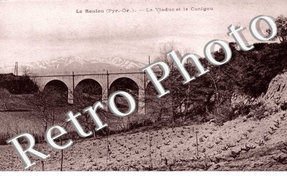 le viaduc et le Canigou