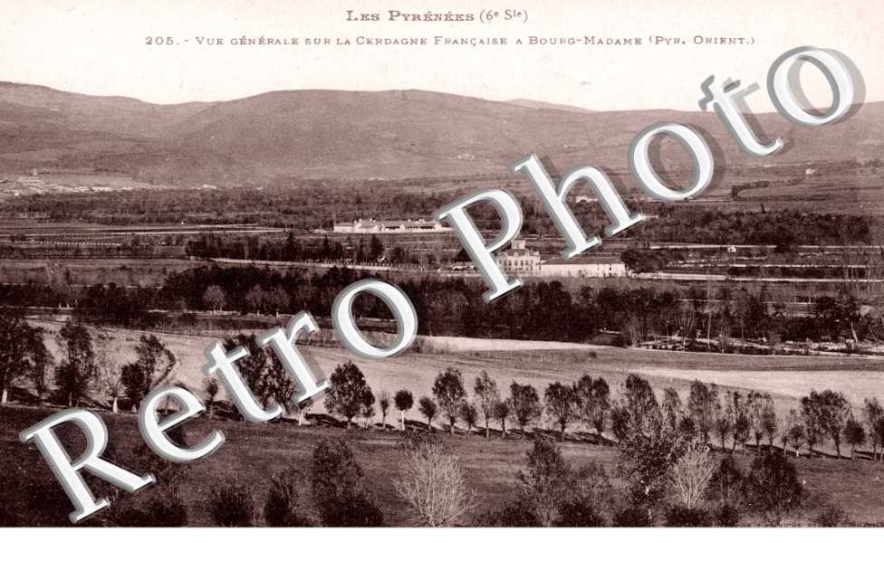 Vue generale sur la Cerdagne francaise
