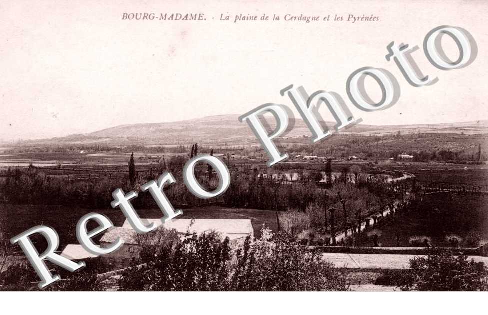 La Plaine de Cerdagne et les Pyrenees
