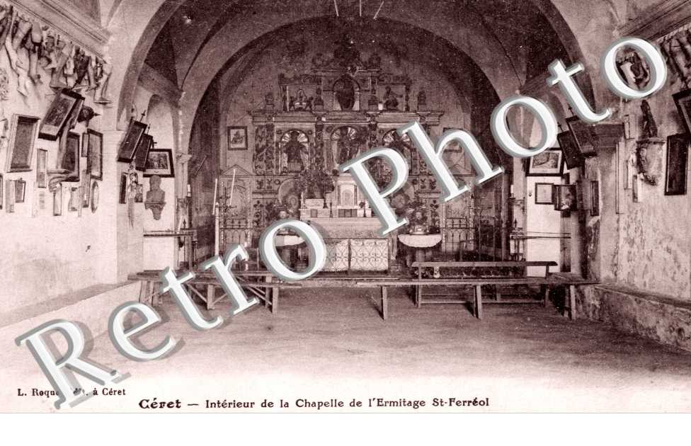 Interieur de la Chapelle de l'Ermitage ST-Ferreol