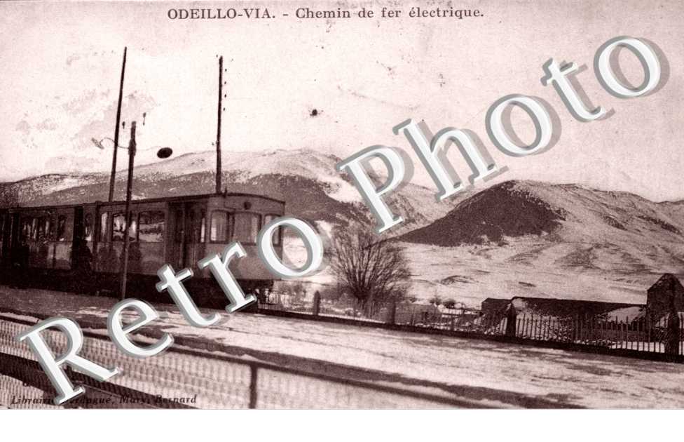 ODEILLO-VIA  -  chemin de fer electrique