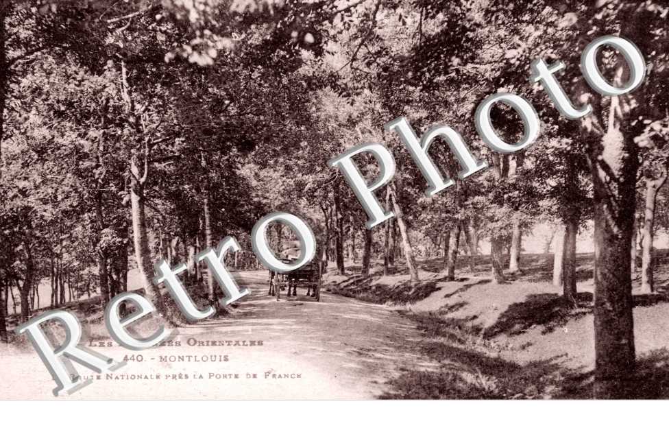 La route nationale pres la porte de france