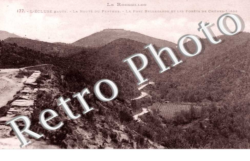 l&#039;ecluse haute la route de Perthus, le fort Bellegarde