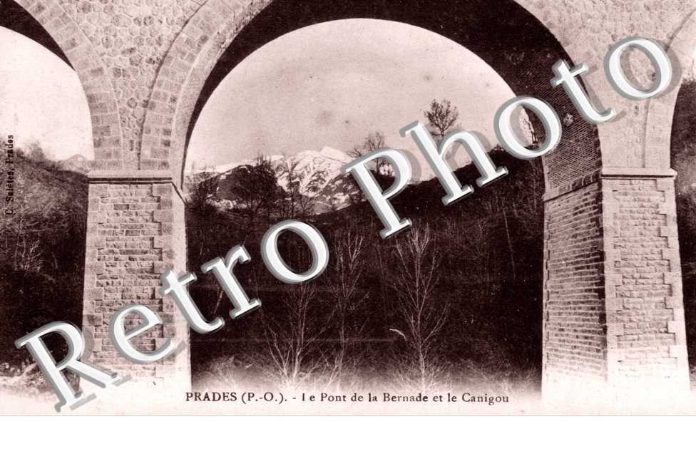 Le Pont de la Bernade et le Canigou