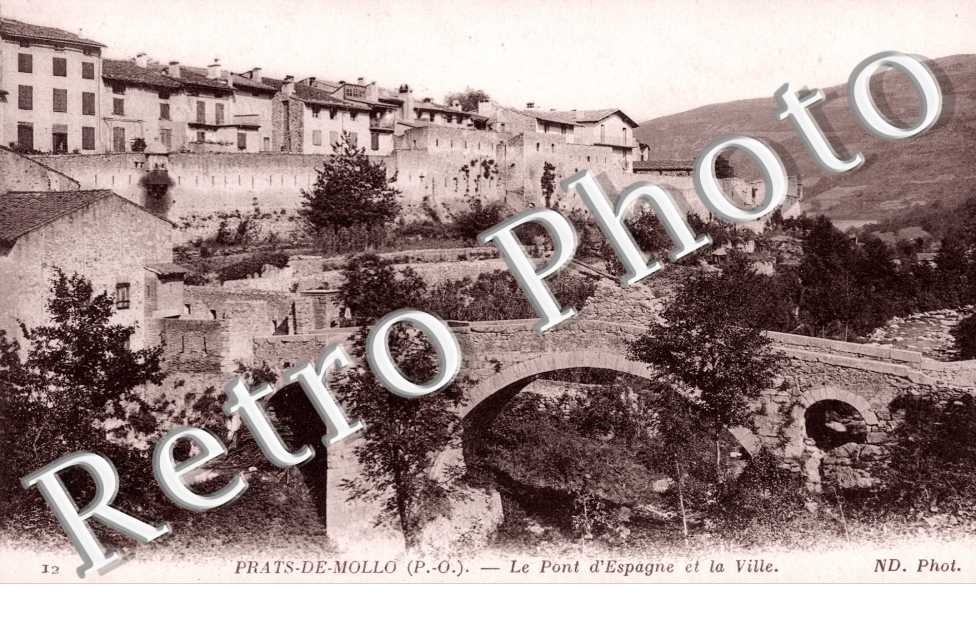 Le Pont d&#039;espagne et la ville