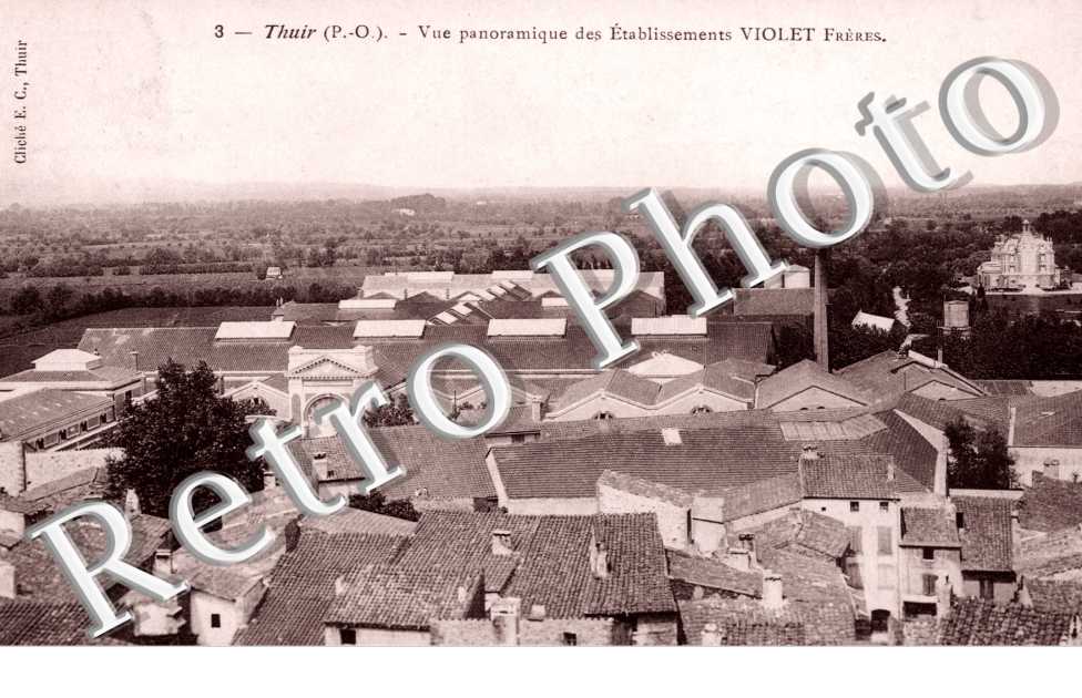 vue panoramique des etablissements Violet freres