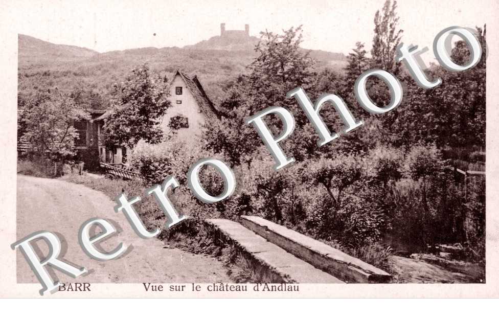 Vue sur le Chateau d&#039;Andlau