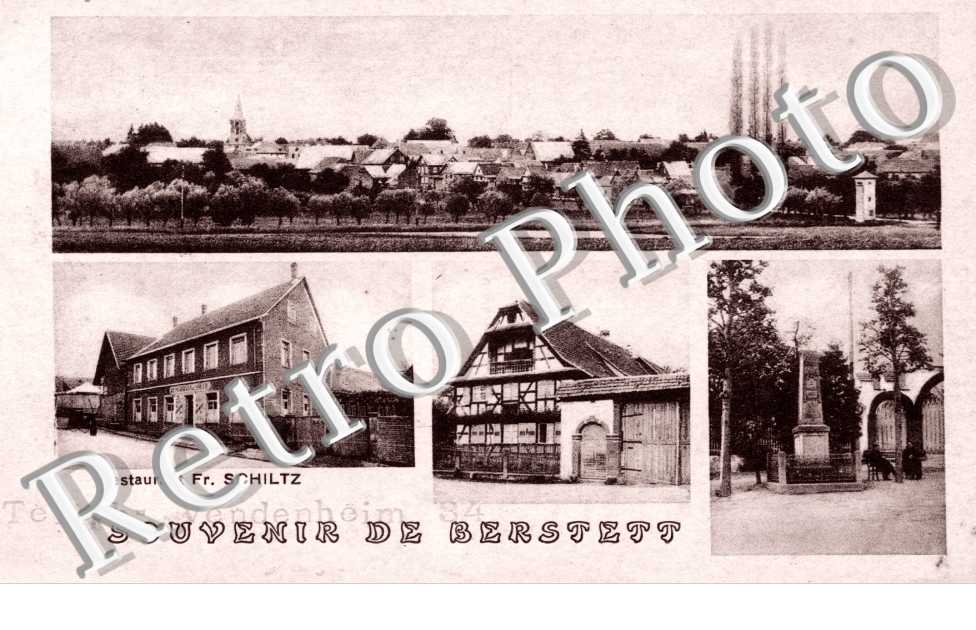Carte souvenir - restaurant  Fr. Schiltz - carte multivues
