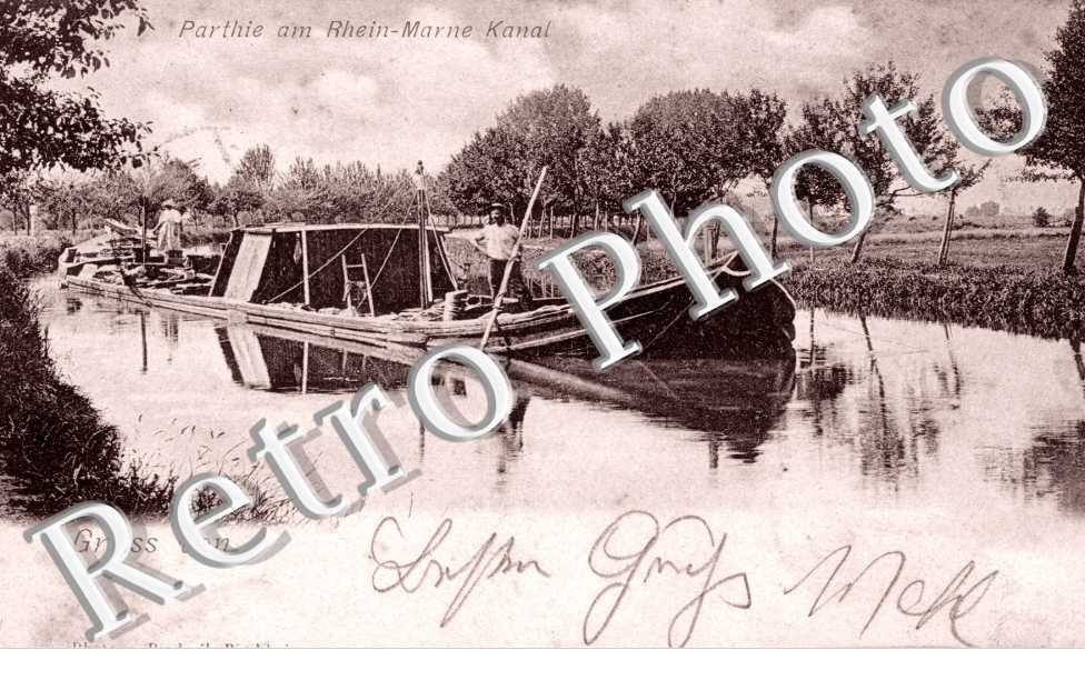 Parthie am Rhein-Marne Kanal