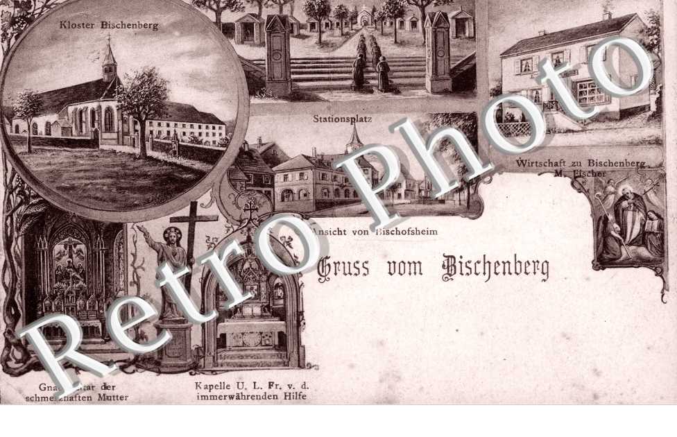 Gruss vom Bischenberg - Kapelle - stationplatz
