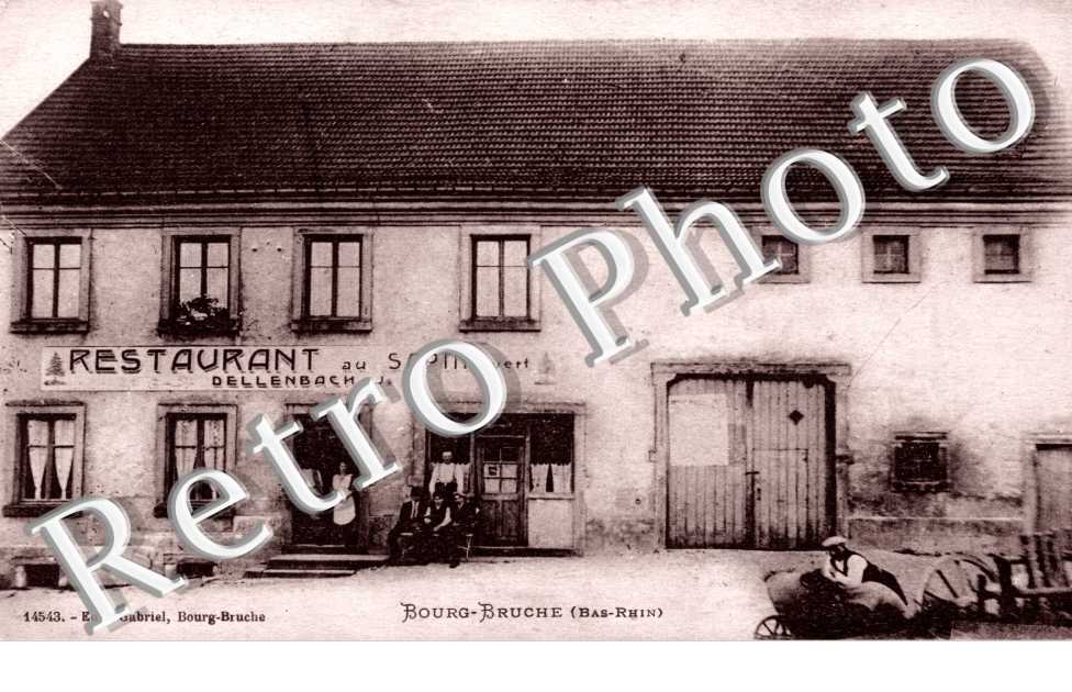 restaurant "Au sapin vert"   - dellenbach J. proprietaire