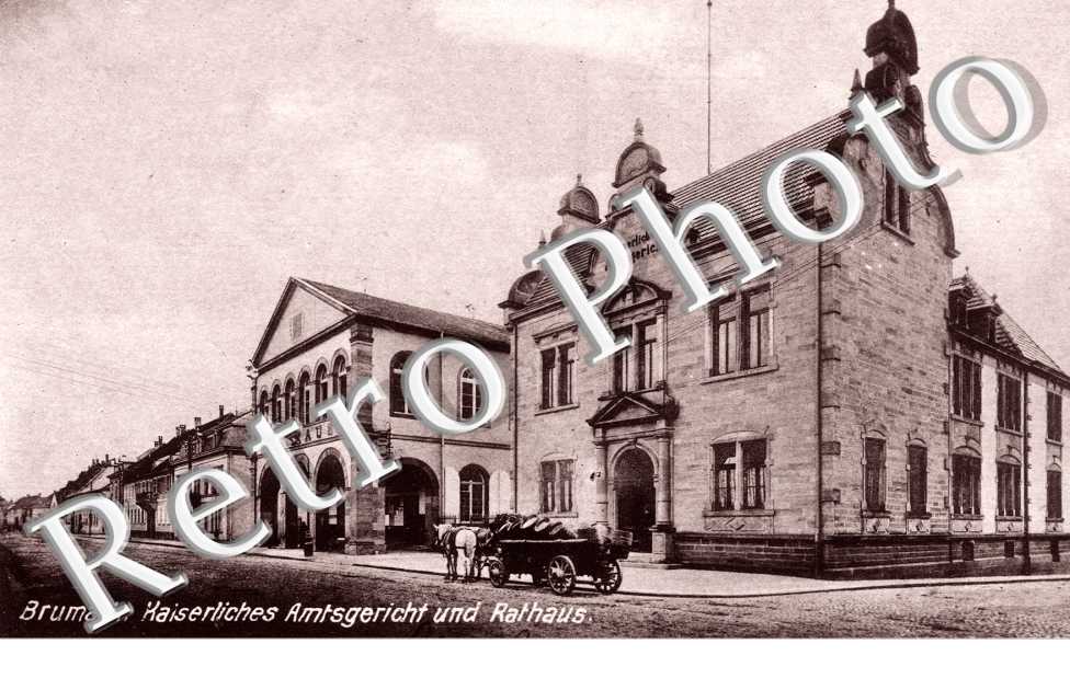 Kaiserliches Amtsgericht und Rathaus