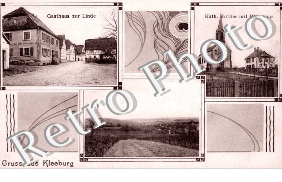Gasthaus zur Linde, Kath. Kirche mit Pfarrhaus