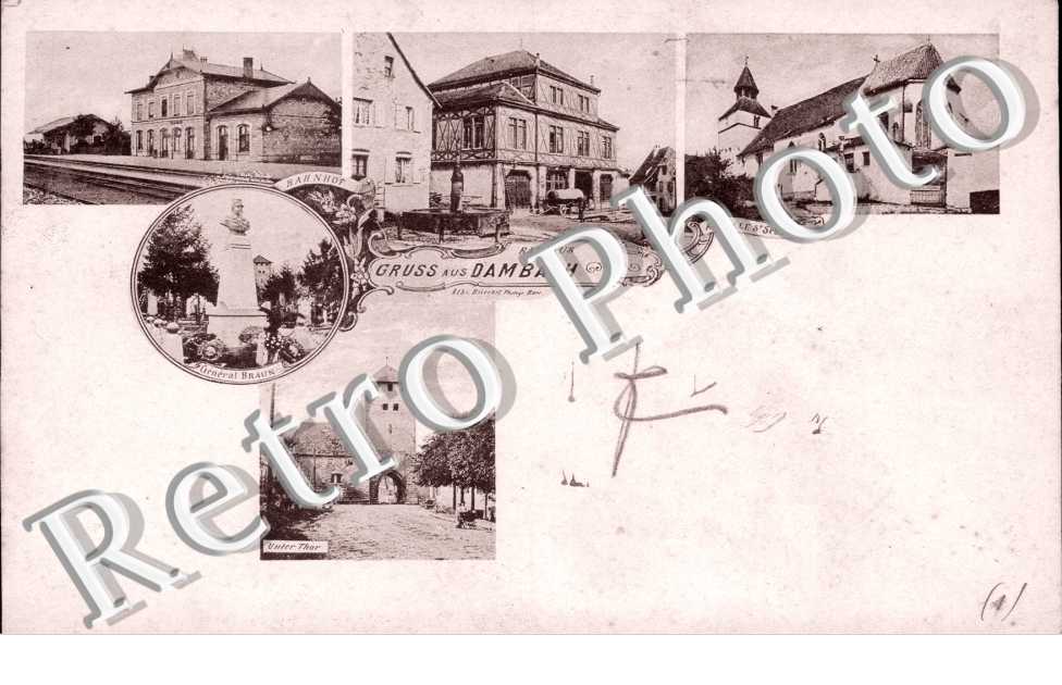 Bahnhof, Kathaus, Kapelle Saint-Sebastian, General Braun, Unter Thor