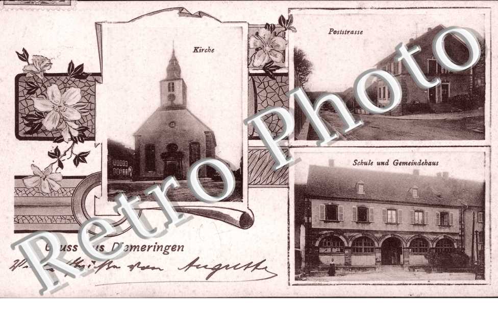 Kirche - Poststrasse - Schule