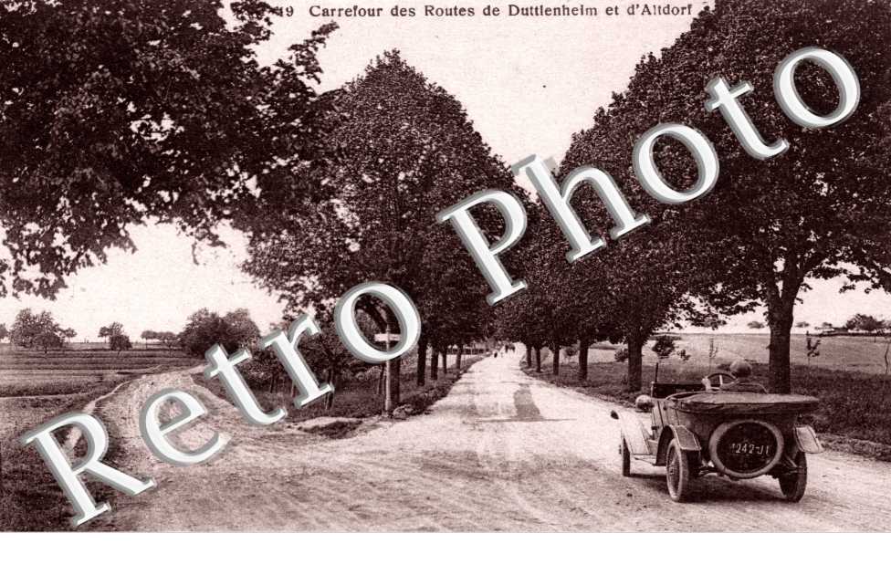 carrefour des routes de Duttlenheim et d&#039;Altdorf