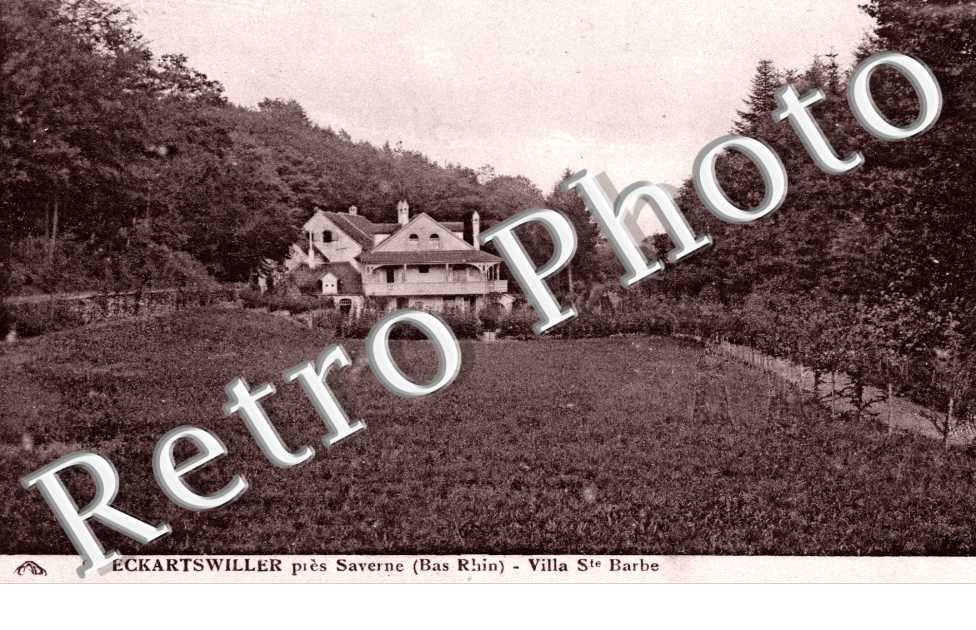 Vue de la villa Ste Barbe