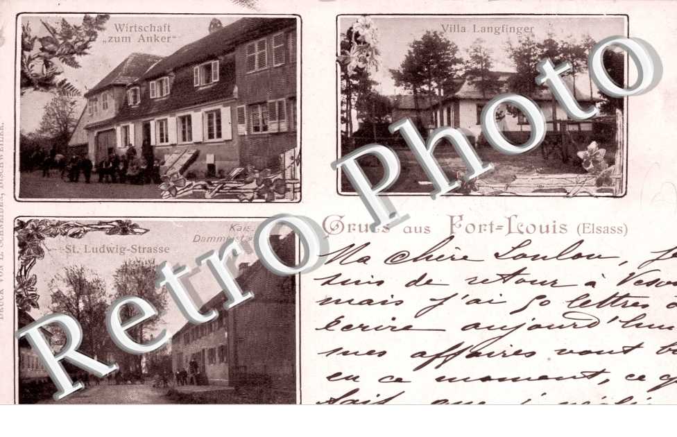 Villa Langfinger, Wirtschaft "zum Anker", Saint-Ludwig-Strasse