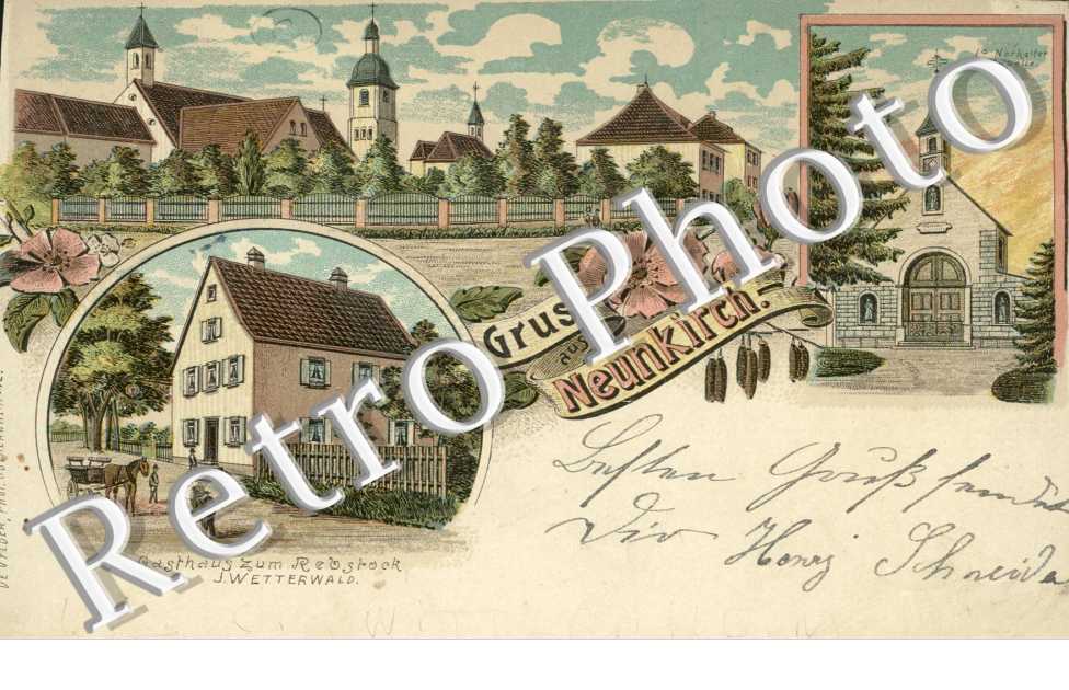 Gasthaus zum Rebstock J. Wetterwald, Kirche