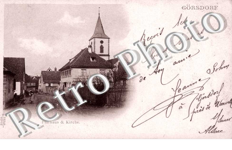 Pfarhaus und Kirche