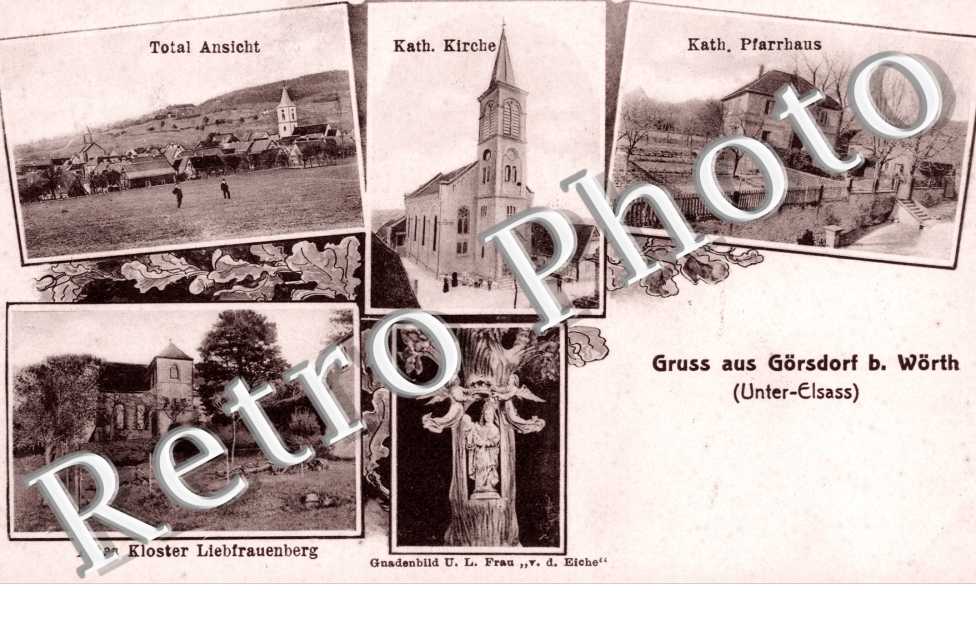 Total Ansicht, Altes Kloster Liebfrauenberg, Kath. Kirche, Kath. Pfarrhaus
