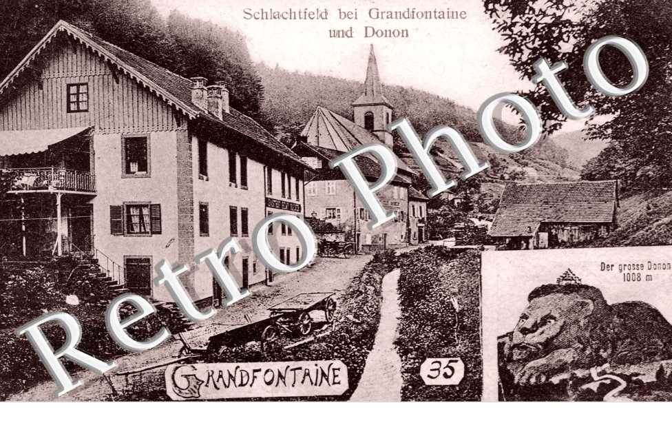 schlachtfeld bei Grandfontaine und Donon