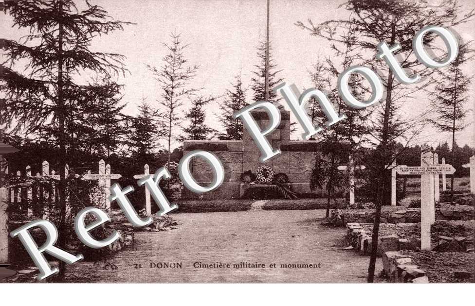 Cimetière militaire et monument DONON