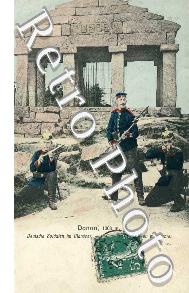 Soldats en manœuvre, DONON