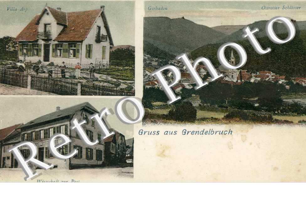 Villa Arp, Girbaden, Wirtschaft zur Post, Ottrotter Schlosser