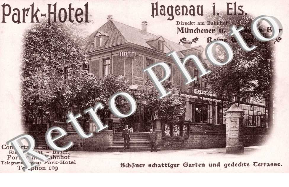 Park-Hotel, Schoner schattiger Garten und gedeckte Terrasse
