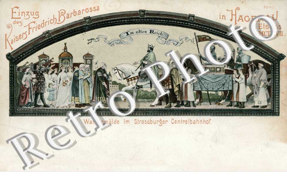 Einzug des Kaisers Friedrich Barbarossa in Haguenau