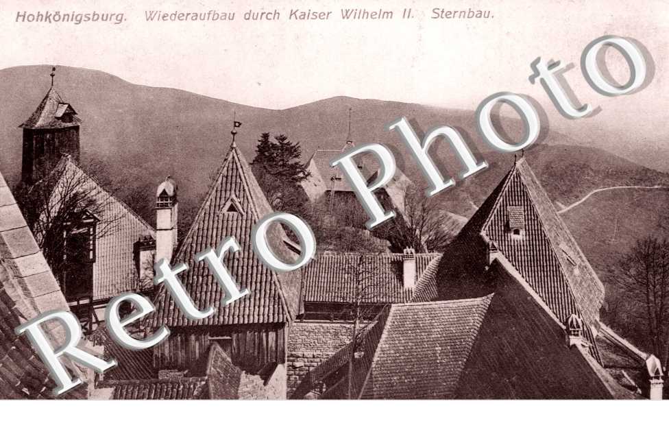 Wiederaufbau durch kaiser Wilhelm II. Sterbau.