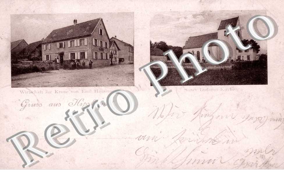 Wirtschaft zur Krone von Emil Hausmaennel, Sanctuaire Ludanus-Kirche