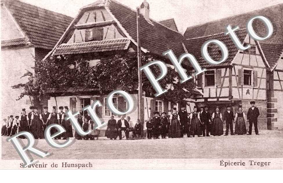 souvenir de Hunspach, epicerie Treger