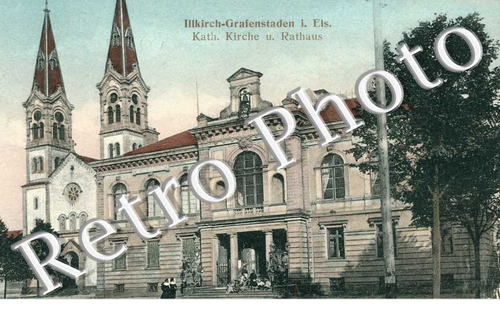 Kath. Kirche und Rathaus