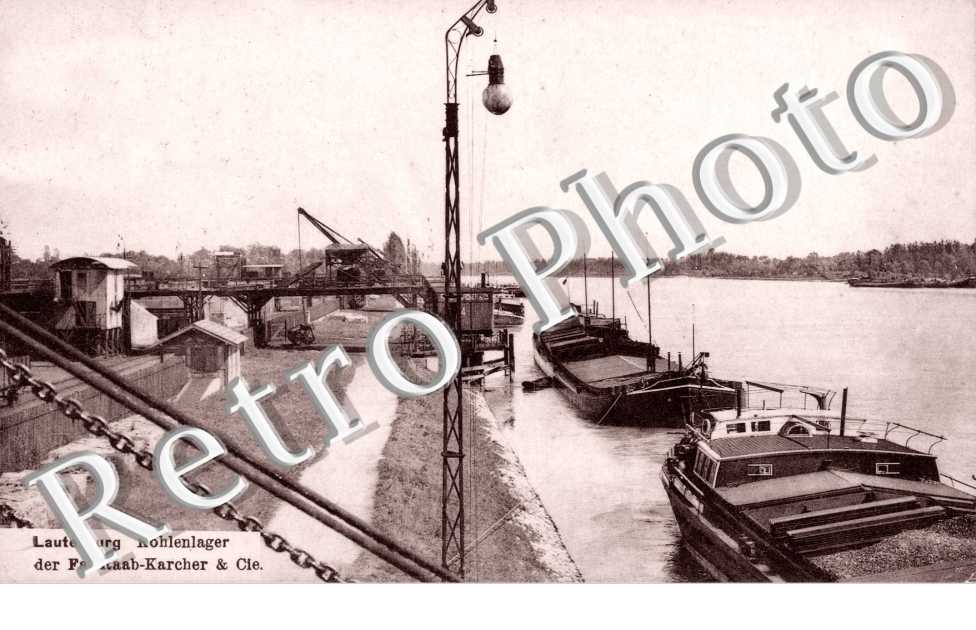 Péniches à quai