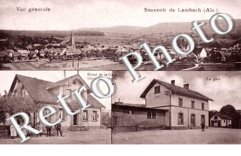 Hotel de la Gare Georges Lorentz, Vue Generale, la Gare